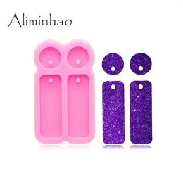 Baking Moulds DY0981 Bright Round Rectangle Set Earrings Epoxy Resin Jewelries Making Tools Crafting Mold DIY Handmade Charms