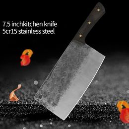 7 5 inch Big Bone Chopper Cleaver Forged Chinese Butcher Cutlery LNIFE Tool Camping Handmade Sliced Chef Kitchen Chopping LNIFE268O