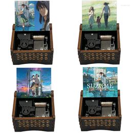 Decorative Figurines Suzume Mechanical Music Box From Anime Film No Tojimari Theme Song Kids Toy Birthday Christmas Gift