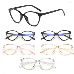 Sunglasses Men Women Transparent Anti Eye Eyestrain Reading/Gaming Computer Game Glasses Eyeglasses Cat