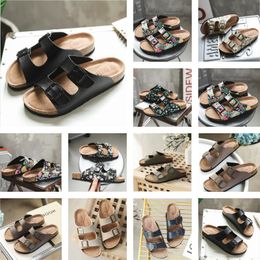 Women Pearl Men Designer Shoes Slippers Snake Print Slide Summer Wide Flat Lady Sandals 76