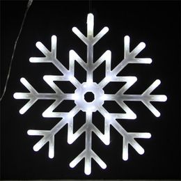 Snowflake Light String LED Lamp Snow Fairy Decoration for Christmas Tree Outdoor Shopping Mall 40cm Waterproof Festival Decor 2011284Q