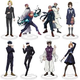 Keychains Jujutsu Kaisen Anime Stand Model Figures Itadori Fushiguro Gojo Sukuna Nanami Acrylic Desk Decor Collection Gifts