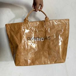 Shoulder Bags PVC Tote For Women Luxury Designer andbags And Purse 2024 New In Fasion Korea Large Capacity Leer Transparent SoppingH2422