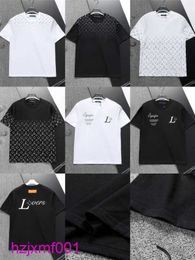 224t Mens Tshirts Designer Tshirt Pure Cotton Womens Round Neck Pullover Brand Multiple Styles 2023 Summer Leisure Breathable Chest Print Letter Short Sl