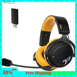Cell Phone Earphones New G760 Wireless Bluetooth Head-mounted 2.4G Low-latency E-sports Sound Isolation Headset Gaming Headset with Microphone Gifts YQ240202