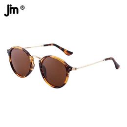 Sunglasses Retro Round Womens Polarised Sunglasses Brand Designer Retro Shadow J240202