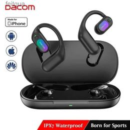 Cell Phone Earphones New DACOM Wireless Headphones Waterproof Bluetooth Earphones for Sports Open Ear Headsets Noise Cancel Earbuds YQ240202