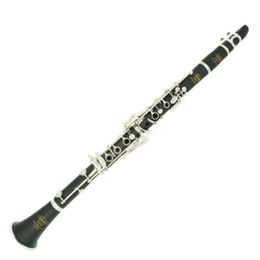 SADSN SCL-600S 17 Keys Bb Tune Clarinet Ebony WOOD Silver Plated Key B Flat Clarinet High Quality Musical Instrument with Case