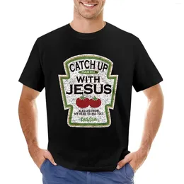 Men's Polos Catch Up With Jesus Blessed From My Head Tomatoes T-Shirt Customs For A Boy Blacks T-shirts Men Cotton