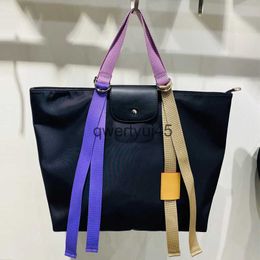 Shoulder Bags Nylon Tote Bag Large Capacity Luxury Designer andbag For Women 2023 New Fasion ig Quality Commute Soulder SoppingH2422