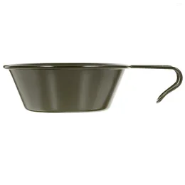 Bowls Stainless Steel Salad Bowl Cookware Pot Metal Camping 304 Dish Soup With Handles Cup