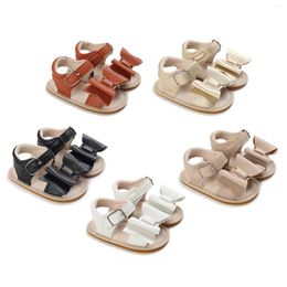 Sandals CitgeeSummer Infant Baby Girls Bow Soft Sole Walking Shoes For Toddler Born