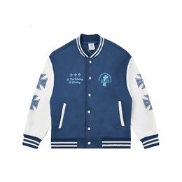 Giacche Moda Uomo Donna Giacca L Vintage Manica lunga allentata Verde Baseball Uomo Hip Hop Autunno Varsity Casual Bomber caldo Abbigliamento Designer Giacca cuore 31