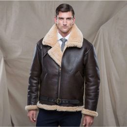 Mens Leather Thickened Cross Heavy Industry RLTQ