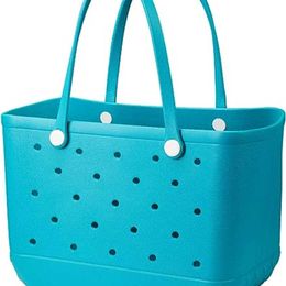 Dongdong Big Bag Beach Storage Bag Handbag Printed EVA Outdoor Basket Shopping Bag 240202