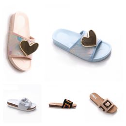 Women Sandal Designer Women Slippers Floral Slipper Leather Flats Sandal Luxury Summer Beach Flat Heel Woody Mules Shoes Ladies Loafers Flip Flops Slides