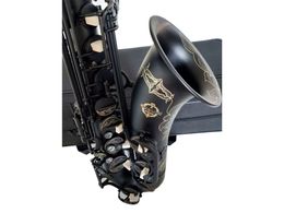 Professional New Japanese SUZUK Tenor Saxophone B flat Music Woodwide instrument Black Nickel Gold Sax Gift