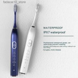 Toothbrush Household Intelligent Adult Soft Gum Care Automatic Soft Brush Head Ultrasonic Magnetic Suspension Electric Toothbrush Q240202