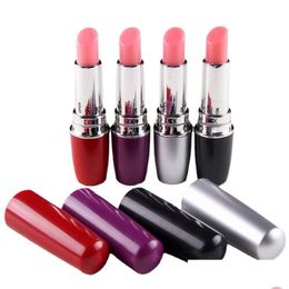 Leg Massagers Mini Lipstick Vibrator Masr Speed Adjustable Privacy Clitoris Stimator Mas Erotic Toys For Women Adt Products Drop Deliv Otlic