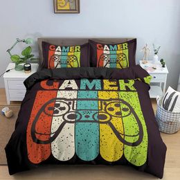 Bedding Sets Gamepad Duvet Cover Set With Pillowcase Twin Queen King Full Size For Kids Boys Girls Teen Polyester Comforter