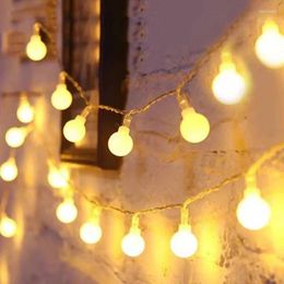 Strings USB Power 20 LED Ball Garland Lights Waterproof Outdoor Lamp Christmas Tree Holiday Wedding Party Fairy String Decoration