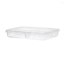 Storage Bottles Save Space Vegetable Box Kitchen Food Organisation Easy To Clean Four Grid Meal Prep