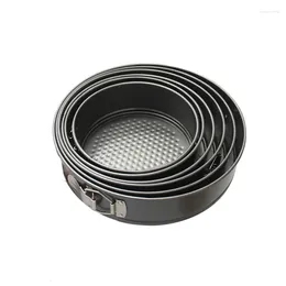 Baking Moulds Round Bread Mould Cake Pan With Removable Bottom Buckle Quick-Release Non-Stick Coating 12cm/14cm/16cm/18cm