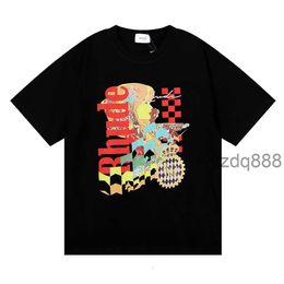 T-shirts Craftsmanship Summer Fashion Beauty Vision Pursues Pleasure Joyride Pure Cotton Short Sleeve Loose T-shirt for Men Women MAV3