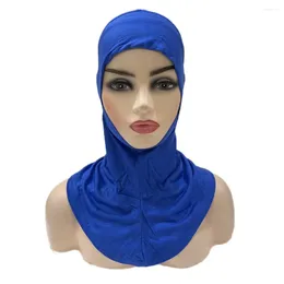 Ethnic Clothing Muslim Inner Hijab Instant One Piece Amira Underscarf Turban Islamic Women Head Scarf Wrap Full Cover Cap Bonnet Hat Ready