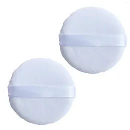 Makeup Sponges 2pcs 130mm Extra Large Portable Home Powder Puff Baby Round Professional Tool Soft With Ribbon Handle Reusable Body