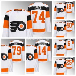 New coming Flyers 2024 Stadium Series Jersey Bobby Brink Jamie Drysdale Owen Tippett Sean Couturier Travis Konecny Scott Laughton Joel Farabee Cam York Carter Hart