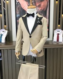 Kind Toddler Boy's Suits Formal Occasion 2-piece Set Wedding Party Prom Birthday Performance Children Tuxedo Jacket Pants B2
