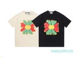 2024 high street loose strawberry pattern t-shirt fashion oversized fit shirt A05