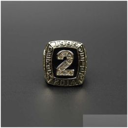 Band Rings Baseball Hall Of Fame 1995-2014 Yankees Star Derek Jeter 2 Championship Ring Drop Delivery Jewellery Ring Dhz7P
