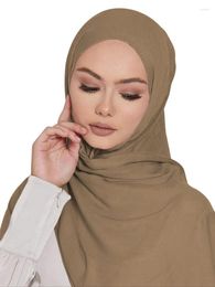 Ethnic Clothing Chiffon Women Muslim Hijab Dubai Summer Turban Ramadan Scarf Woman Chemotherapy Hijabe Clothes Islam Priere Turkey