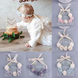 Hair Accessories Girl Sweet Princess Born Pography Stretch Hairband Children Headband Haarband Baby