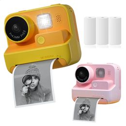 Children Camera Instant Print Zero Ink Toddler Digital with Thermal Paper Toys Gifts for ChristmasBirthdayHoliday 240131