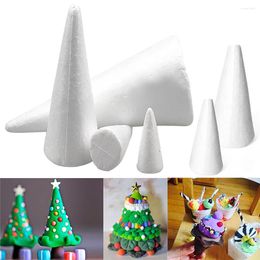 Party Decoration XMAS Polystyrene Styrofoam Foam Tip Cone Flat For Craft DIY Accessory Handmade Celebration Festival Decorations