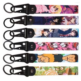 Keychains Anime Inuyasha Cool Key Fobs Holder Keychain For Motorcycles Men Women Ring Cartoon Tag Bags Accerssories Chaveiro