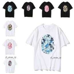 bapes shirt bapes hoodie Mens T-shirt Shark spider tshirts Y2K Designers Man Summer Tee Quick Dry Fashion Ape Tee Tshirt Seaside Tees Holiday Tops Shirts Shorts