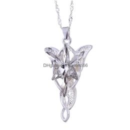 Pendant Necklaces Necklaces Fashion Necklace Evening Star Pendant Crystal Twilight Women Jewelry Wholesale Drop Delivery Jewelry Neckl Dhyxd