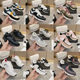 10A Top Designer Men Causal Shoes Fashion Woman Leather Lace Up Platform Sole Sneakers White Black mens womens Luxury velvet suede White Gold Silver