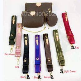 3 in 1 bag match straps 10A High Quality Designer Women bag handbag straps strap purse cross body shoulder bags whole discoun225u