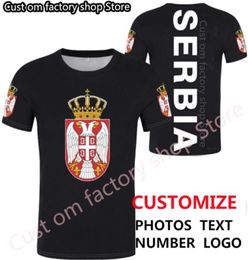 SERBIA republic tshirt diy custom made name number srbija SRB t shirt hip hop Tshirt Harajuku Gothic T shirt 2206163418128