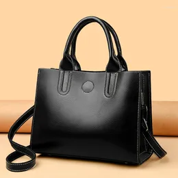 Evening Bags Luxury Female Trend Vintage Tote Bag High Quality Leather Crossbody Shoulder Women Brand Designer Large Capacity Handbag