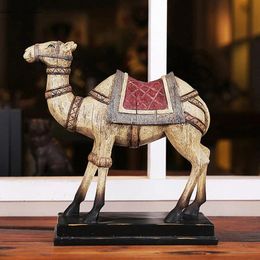 Elephant Horse Bookends Library Bookcase Bookshelf Desk Decoration Camel Statue Animal Resins Sculpture Ornaments 240129