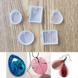 Baking Moulds 5pieces/set Pendant Silicone Mold Resin Mould Handmade DIY Jewelry Making Epoxy Molds