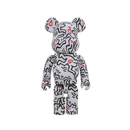 Movie & Games New Game Bearbrick Keith Harlem 48Th Generation Violent Building Block Bear 1000% Fashion Decoration Doll Hand Made Livi Dh7Hs