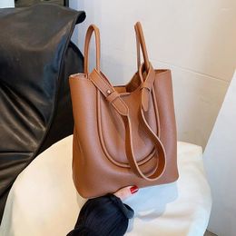 Evening Bags Ladies On Sale 2024 High Quality Bucket Bag Shoulder Premium Handbag Fashionable And Versatile Underarm Women's
